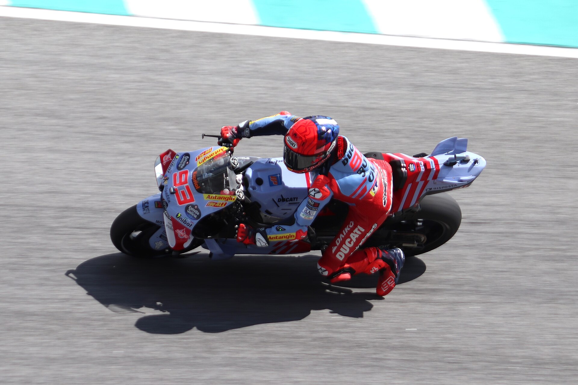 Archiv: Marc Márquez auf der Gresini-Ducati beim Malaysia-GP 2024.
